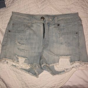 American Eagle Hi Rise Shortie with lace pockets